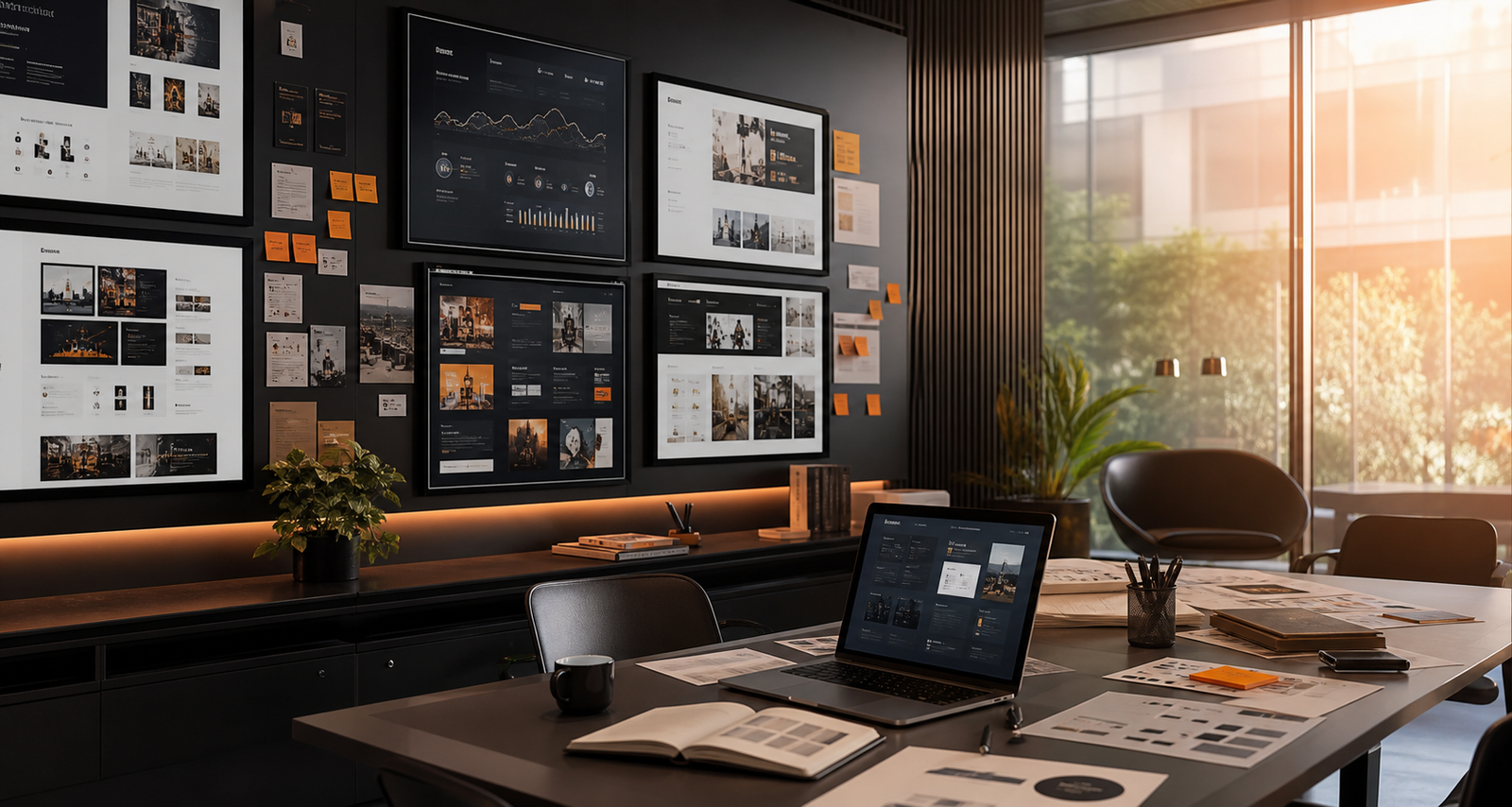 Agency presentation environment with digital strategy boards