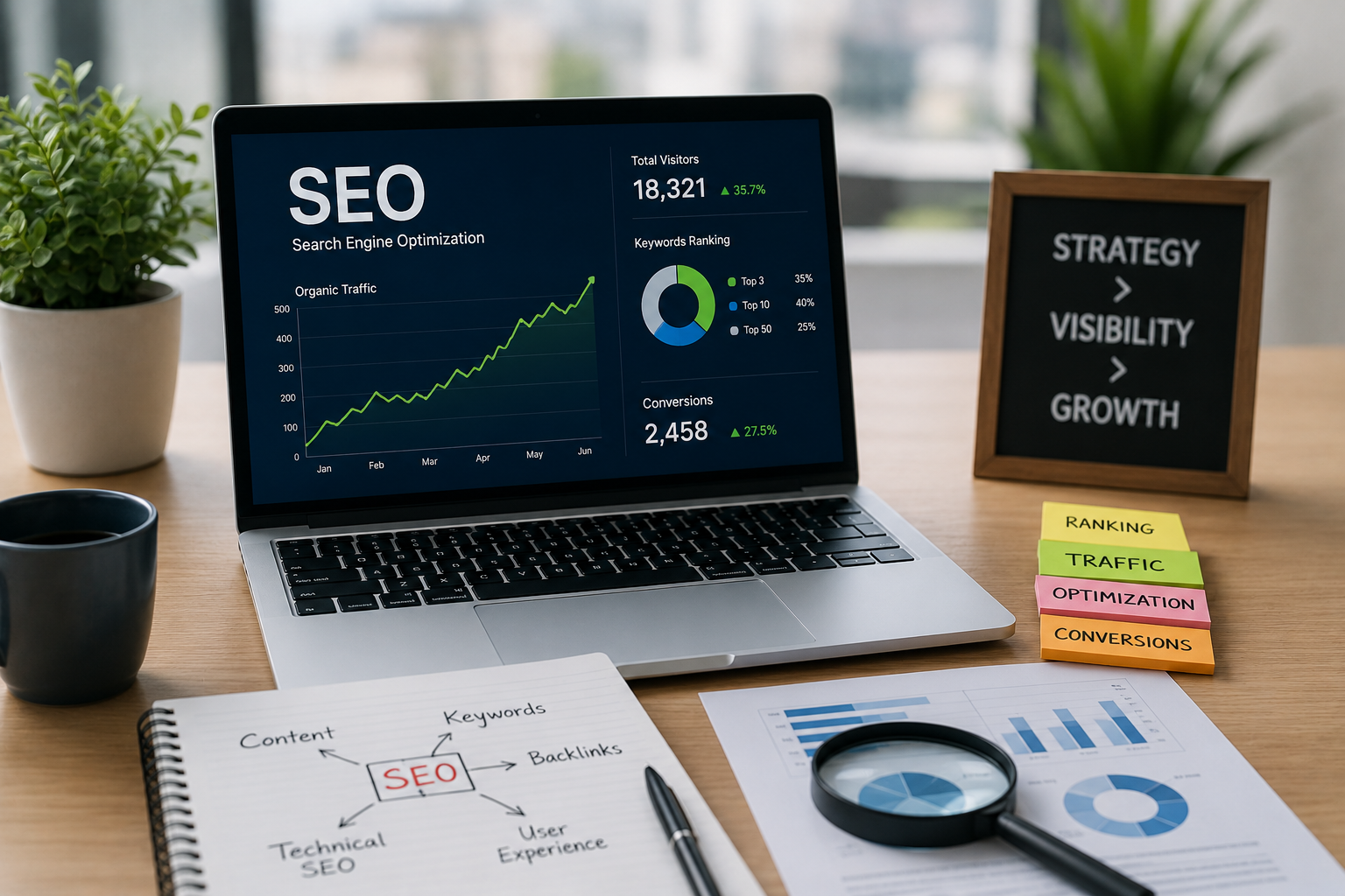 Organic SEO growth strategy